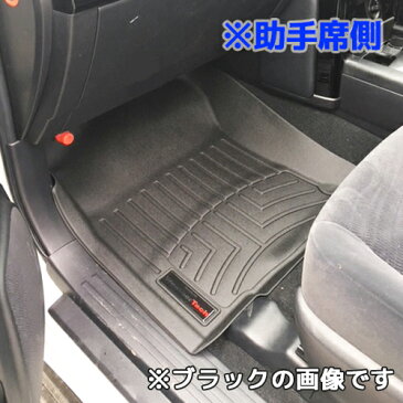 [WeatherTech 正規品] ランドクルーザープラド 150系 右ハンドル用 1列目 フロアマット/フロアライナー マイナーチェンジ後にも適合 タン 日本限定色