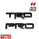 ブラックアウト ボディサイドエンブレム オーバーレイ トヨタ セコイヤ 2020年式以降現行 TRD Pro仕様 片側1個のみ USトヨタ 純正品