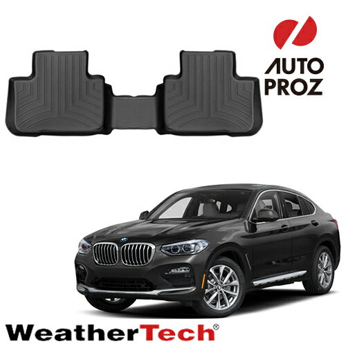 フロアマット BMW X4 G02型 2018年式以降現行 2列目 フロアライナー ブラック WeatherTech ウェザーテック 正規品