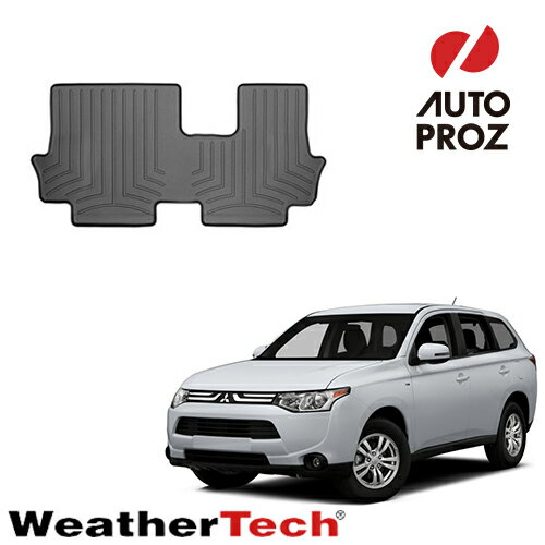 フロアマット 三菱 アウトランダー GF型 7人乗り ガソリン車 2014-2020年式 3列目 フロアライナー ブラック WeatherTech ウェザーテック 正規品