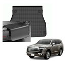 ラゲッジマット トランクマット トヨタ ランクル 300 7人乗り 2021年以降現行 2列目以降 バンパープロテクター付き カーゴトレー カーゴライナー ブラ...