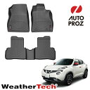 フロアマット 日産 ジューク F15 2011-2019年式 右ハンドル用 2列セット フロアライナー ブラック Weathertech 正規品