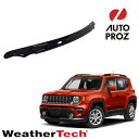 バグガード ジープ レネゲード 2017年式以降現行 フッドプロテクター ダークスモーク WeatherTech 正規品