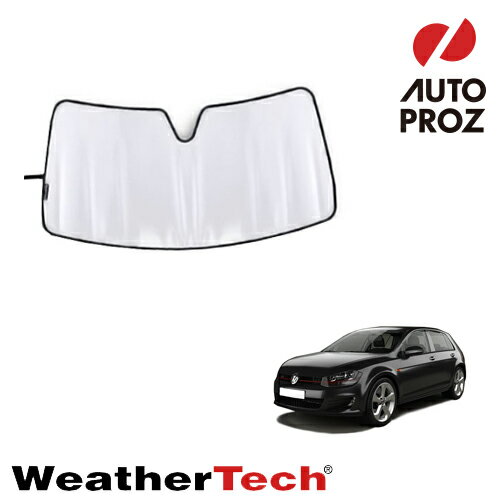 WeatherTech 正規品 フォルクスワーゲン ゴルフ/GTI 2007-2014年式 フロントサンシェード