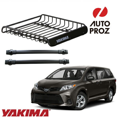 [5万円以上でポイント5倍 3000円OFF]ルーフラック クロスバーセット トヨタ シエナ XL30型 2010-2020年 YAKIMA ロードウォーリアー ルーフバスケット 正規品 メーカー保証付