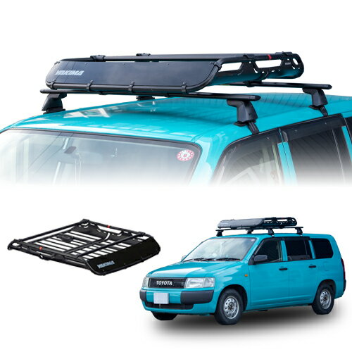 [5万円以上でポイント5倍 3000円OFF]ルーフラック ルーフバスケット オフグリッドM 111cm x 101cm x 17cm トヨタ プロボックス 2002年式以降現行 YAKIMA ヤキマ 正規品