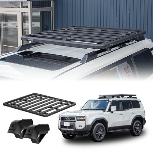 ロックンロードBトヨタ ランクル250 2024年式以降現行 ストリームラインアダプター フラットラック セット YAKIMA ヤキマ 正規品