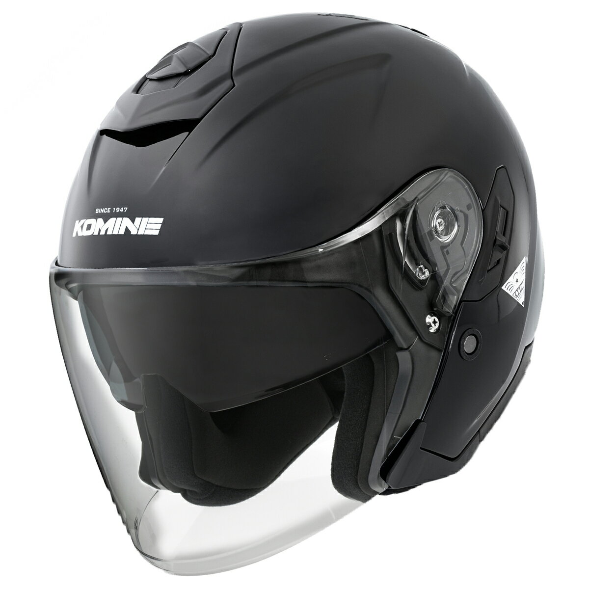 コミネ HK-172 FL コンポジット FRP ジェットヘルメット Gloss Black Lサイズ