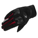 コミネ(KOMINE) GK-2503 3Dメッシュプロテクトグローブ BLACK-RED XLサイズ(2)
