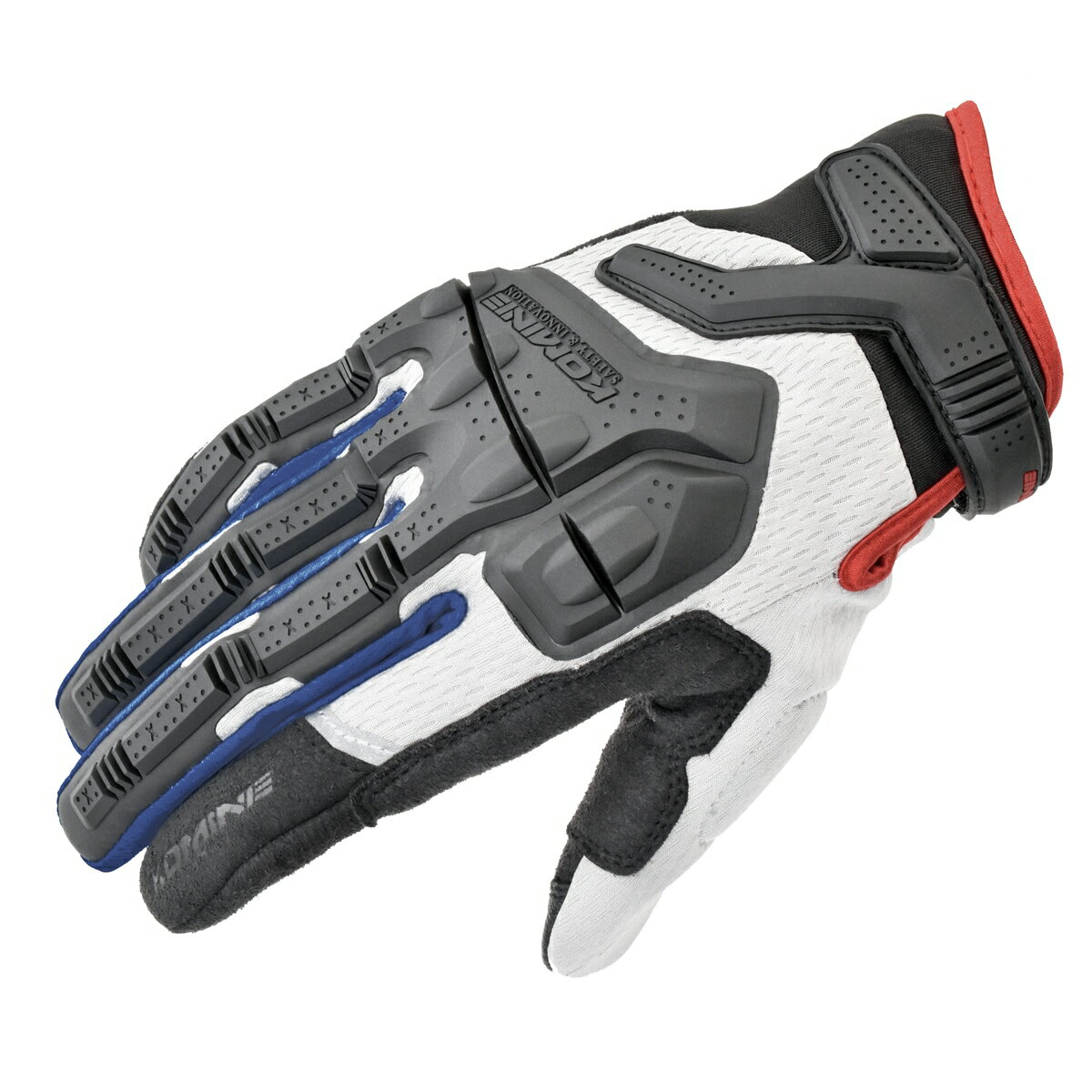コミネ KOMINE GK-2475 アドベンチャーメッシュグローブ TRICOLOR 2XLサイズ