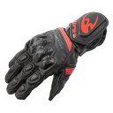 コミネ KOMINE GK-266 レーシンググローブ BLACK RED 2XLサイズ(2)