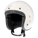 コミネ HK-195 ヘリテージ レザー ジェット ヘルメット OFF-WHITE XLサイズ