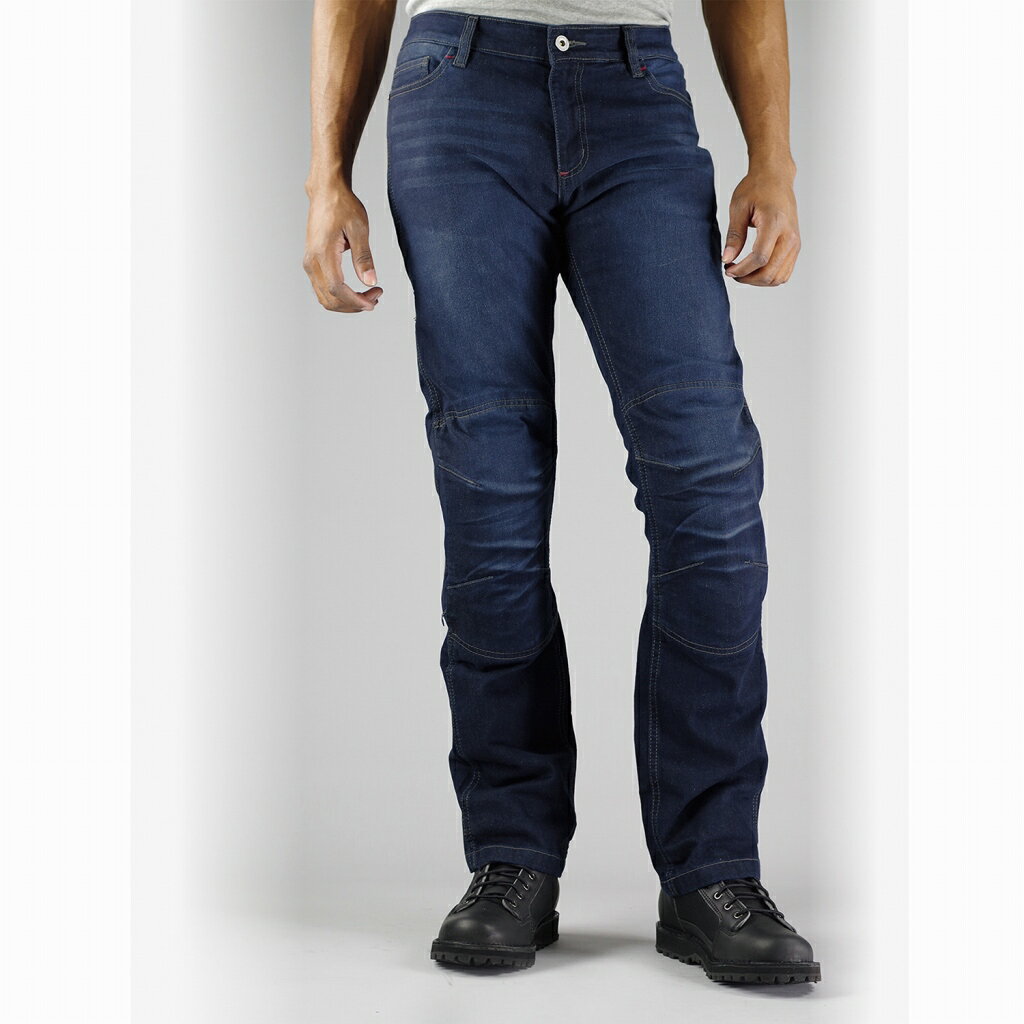 コミネ KOMINE バイク ジーンズ WJ-736R フルイヤー KV ジーンズ-ディープインディゴ Deep Indigo L/32サイズ
