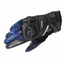 コミネ (KOMINE) GK-234 プロテクトレザーメッシュグローブ Plaid-Navy Lサイズ(2)