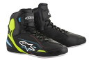 alpinestars(ApCX^[Y) V[Y FASTER 3 SHOE 1579 BLACK YELLOW FLUO LIGHT BLUE 9.5/27.0cm