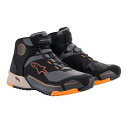 alpinestars(アルパインスターズ) シューズ CR-X DRYSTAR RIDING SHOE 1284 BLACK LIGHT BROWN ORANGE 9/26.5cm