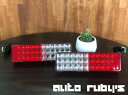 【セール品】JA11 JA22 JA12 系 LED テールランプ レッド×クリア フルLEDテールランプ左右セット 車検対応 反射機能 JIMNY 汎用 オートルビーズ オリジナル