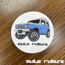 オートルビーズ オリジナル デニムジムニー ラウンドステッカー autorubys ジムニー jimny