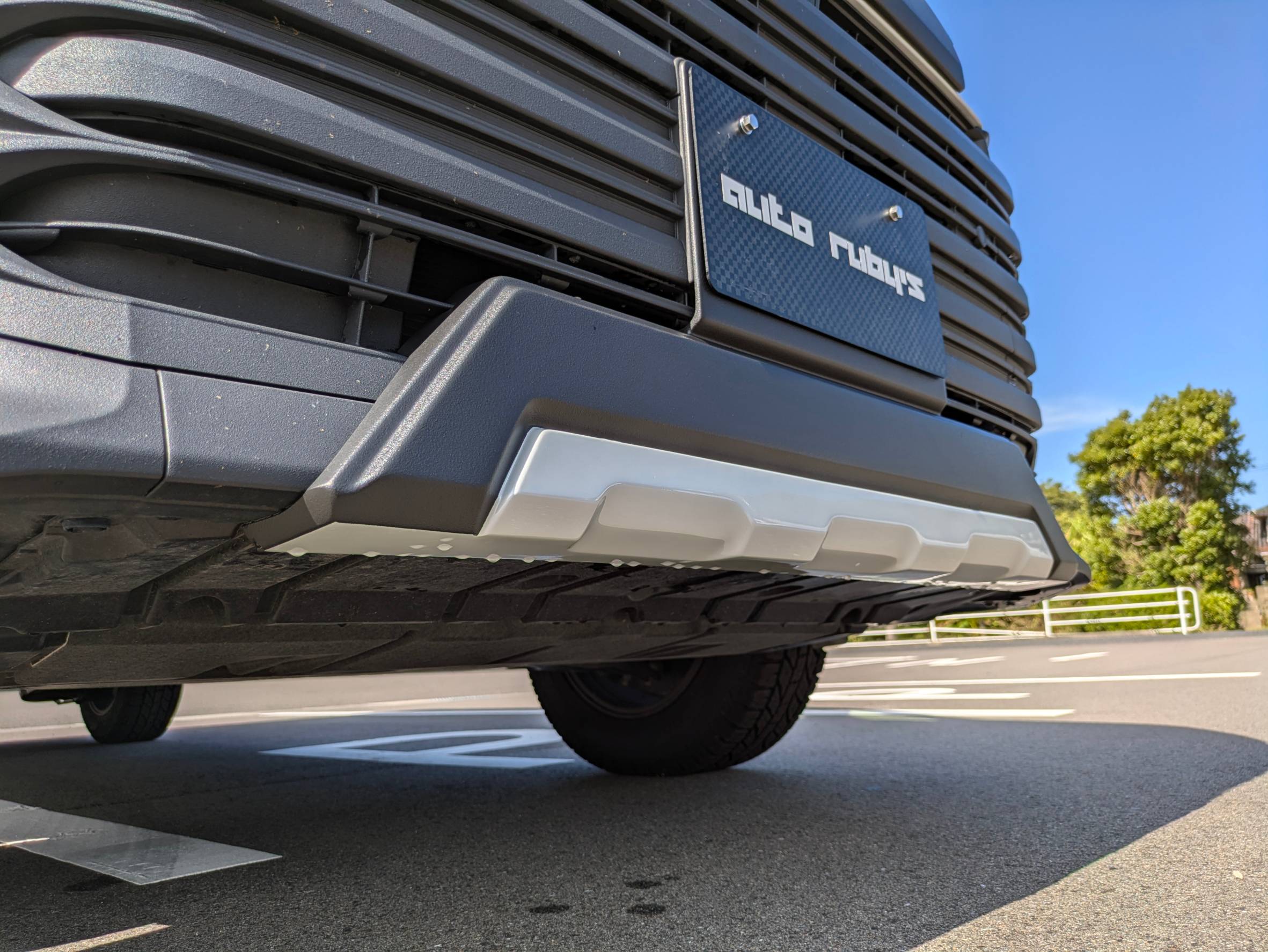 90系ヴォクシー専用 フロントバンパーガードガーニッシュ FRP ミニバンカスタム トヨタ VOXY 2