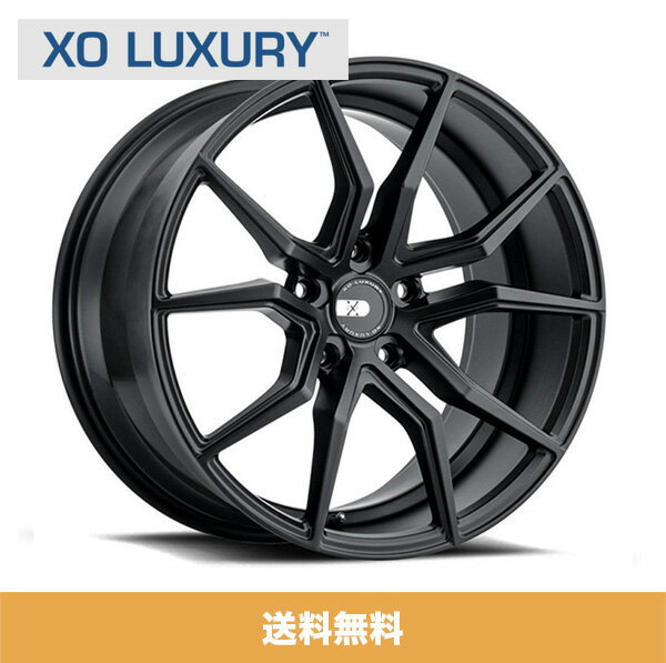 XO エックスオー Verona ヴェローナ22x9J フロント 22x10.5J リアPCD 5/115 ハブ径 71.5 mmMatte Black マットブラックカラーホイール4本セット (送料無料)