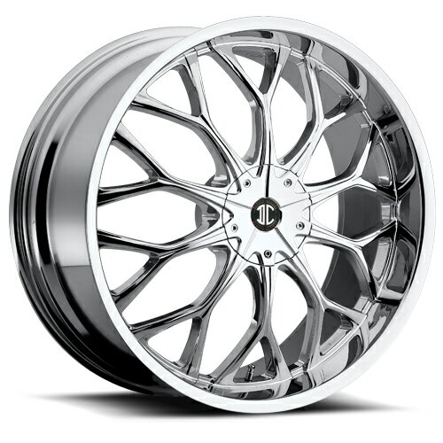 2CRAVE No.9 Chrome 20x8J Offset +40 PCD 5x108/114.3 ハブ径 74mm ホイール4本セット