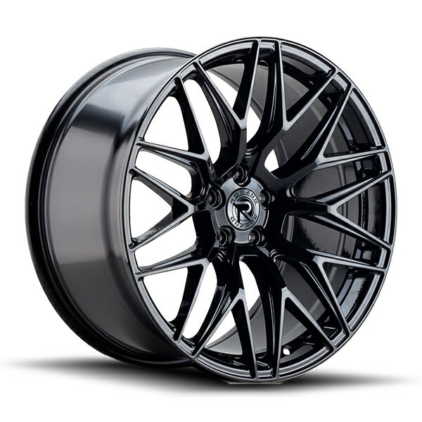 ロマノRFR03(ROMANO RFR03) 22x9J Matte Black マットブラック色ブランクホイール4本セット (送料無料)