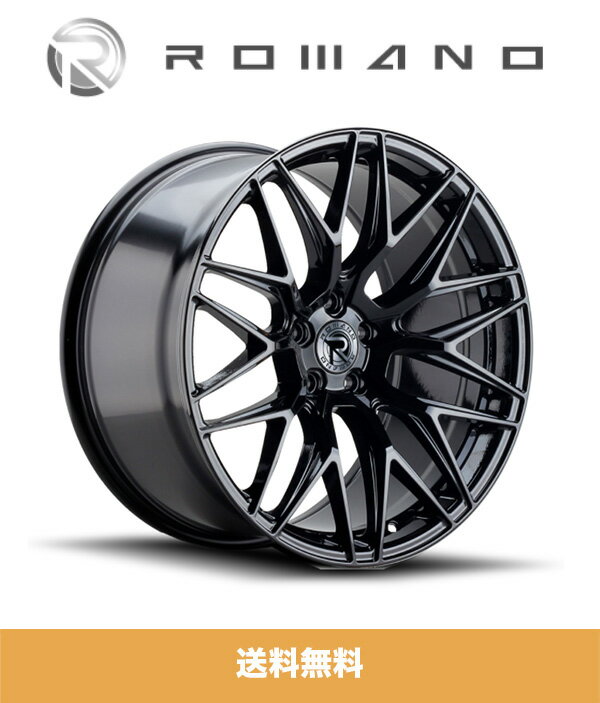 メルセデス ベンツ Gクラス (Mercedes Benz G-Class)用 ロマノ RFR03 ブラック 22インチホイール4本セット ROMANO RFR03 Black 22 inch Wheels for Mercedes-Benz G-Class (送料無料)