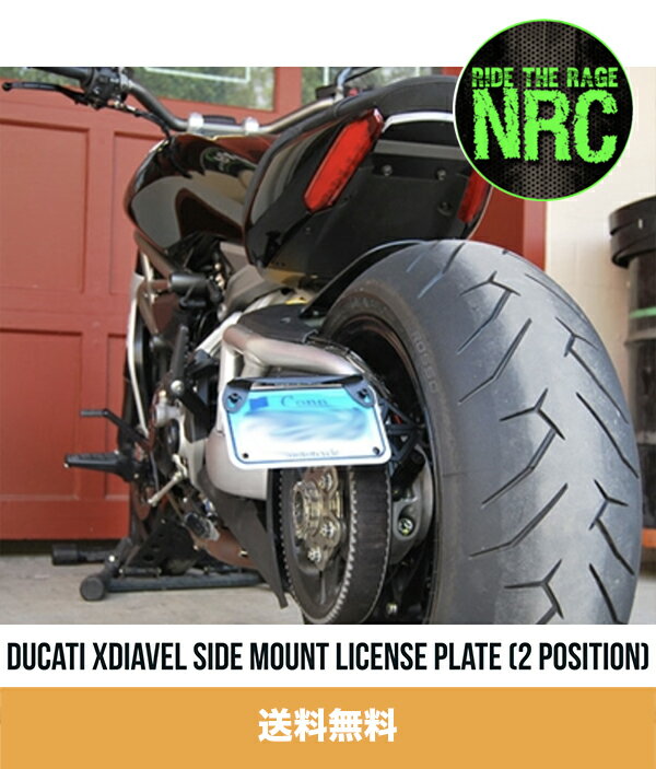 2016-2020年 ドゥカティ Xディアベル 1262用 NEW RAGE CYCLES（ニューレイジサイクルズ）フェンダーレスキット Ducati XDiavel Side Mount License Plate (2 Position)