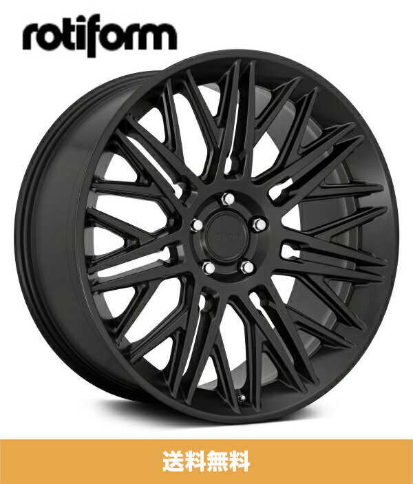 メルセデスベンツ G63 用22インチホイール4本セット ロティフォーム Rotiform JDR マットブラック Matte Black 22x10J PCD 5x130 ET 25 フロントリア ホイール4本セット (送料無料)