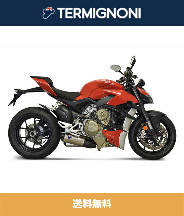 ドゥカティストリートファイターV4用 テルミニョーニ デュアル スリップオンエキゾーストキット Termignoni Dual Slip-On Exhaust Kit Ducati Streetfighter V4 (2020) (送料無料)