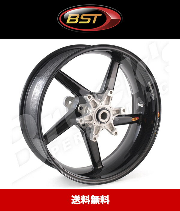 2014年式 スズキ HAYABUSA1300(ABS付き)モデル用 BSTダイアモンドテック 17 x 6.0J カーボンファイバーリアホイール1本 BST Diamond TEK 17 x 6.0 Rear Wheel - Suzuki Hayabusa (13-20) w/ ABS (送料無料)