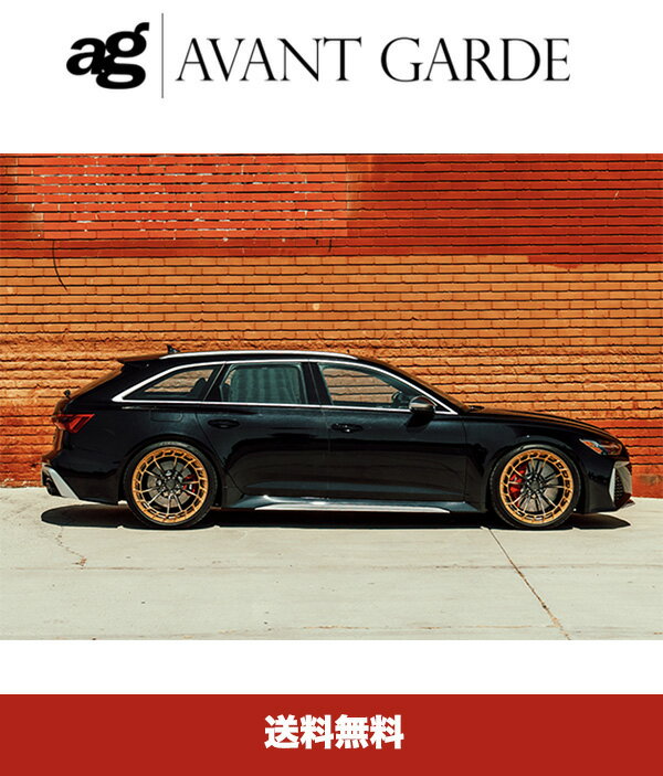 アウディ RS6用アバンギャルド SRX01 カスタムカラー 鍛造1ピースホイール4本セット Avant Garde SRX01 Custom Colored Wheels for Audi RS6 (送料無料)