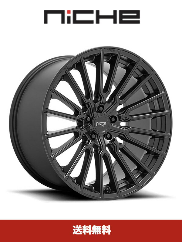 テスラモデルY用 ニッチ プレミオ マットブラック 20x9J ホイール4本セット Niche PREMIO 20X9 5X4.5 72.7 BD 35MM (送料無料)