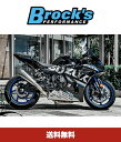 ブロックスパフォーマンス Brock's Performance プレデターフルシステム - チタニウム フロントセクション、チタンマフラー付き スズキ GSX-R1000/R (2017-2022年式モデル) Predator Full System - Ti Front Section w/ Titanium Muffler GSX-R1000/R (17-22) (送料無料)