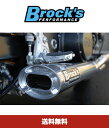 ブロックスパフォーマンス Brock's Performance チタニウムワインダー ポリッシュ フル システム 18インチ マフラー ストリート バッフル付き スズキ ハヤブサ (1999-2022年式モデル) TiWinder Polished Full System 18