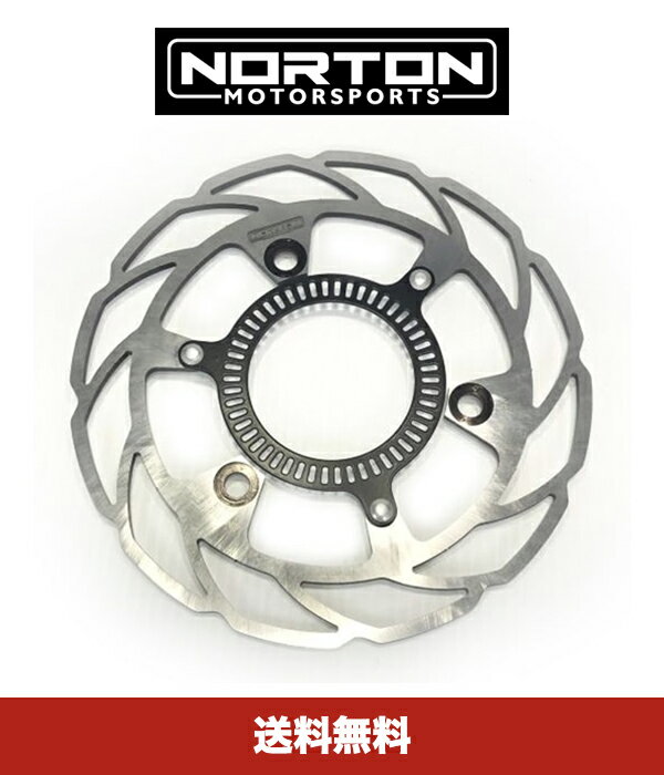 カワサキ Ninja 400 / Z400モデル用 ノートン レーシング 軽量リアブレーキローター Norton Racing Lightweight Rear Brake Rotor Kawasaki Ninja 400 / Z400 (送料無料)