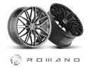 ロマノ RFR09 (ROMANO RFR09) 22×9.5Jフロント リア マットブラック Matte Black マットシルバー Matte Silver ブランクホイール4本セット (送料無料)