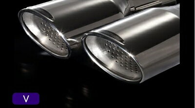 エスティマ GSR/ACR50・55 後期 エグゼティブマフラー デポルテ用 左右4本出し用 Vテール (テール固定式)