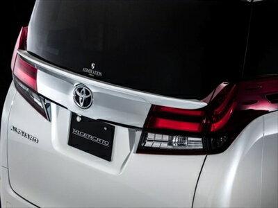 アルファード 30系 前期 EL/G/Xグレード リチェルカート リアゲートウイング FRP製 塗装済 ホワイトパールクリスタルシャイン (070)