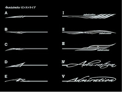 プリウスアルファ ZVW4#W 前期 Belt ピンストアートライプ