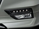 セレナ C27 ハイウェイスター 前期 デポルテ 純正バンパー専用LEDスポットキット5連 LED発光色:ホワイト 塗装済 G41 ダイヤモンドブラック 取付込(2)