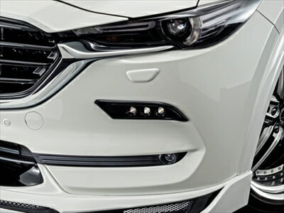 CX-5 KF系 前期（2016/12-2021/10）Belta 3連LEDスポットキット ホワイト発光 カバー塗装済 ソウルレッドクリスタルメタリック(46V) 取付込