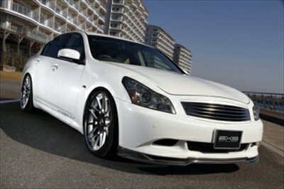【ブラック塗装済】V36 スカイライン セダン フロントハーフリップスポイラー 日産 V36 スカイライン セダン 前期用 フロントリップスポイラー