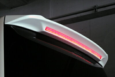 REAR HI-MOUNT SPOILER(RED LED) #10 アルファード(HYBRID含む) WHITE LENZ 塗装済み