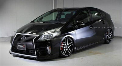 プリウス ZVW30 HYBRID Type V サイドステップ 塗装済 ブラック (202) 取付込