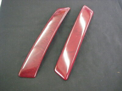 デュアリス 3Dインテリアパネル ドアハンドル 2pcs 赤木目