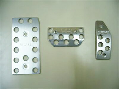 JB74W ジムニーシエラ AT車用 FUNDAREスポーツペダルセット クリア(シルバーアルマイト)(2)