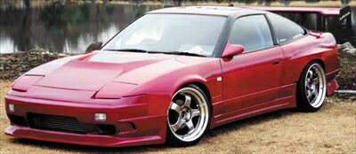 180SX Type4 Blister Kit FRONT BUMPER SPOILER 塗装取付込