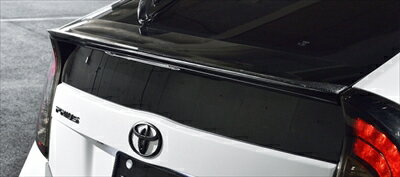 プリウス Gs ZVW30 SPORTS LINE BLACK LABEL トランクスポイラー 綾織カーボン製