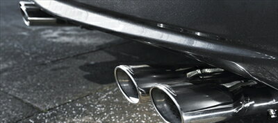 プリウス ZVW30 リアピースマフラー デュアル左右出し(サイレンサー付)